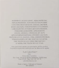 Calvin Klein Truth 100 Ml - Eau De Toilette - Herenparfum -Parfum Winkel 1048x1200