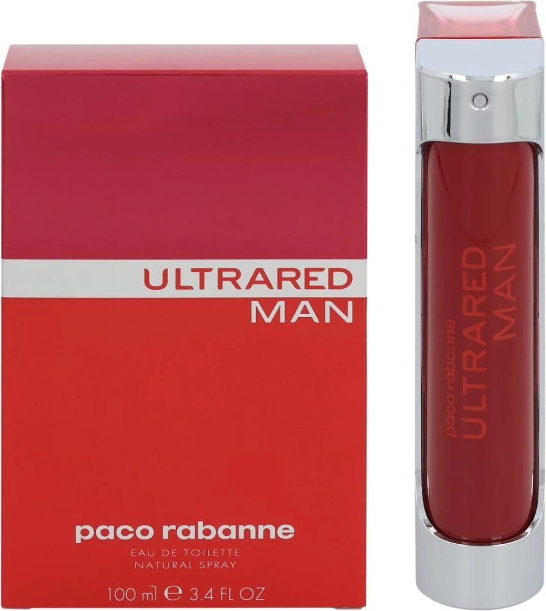Paco Rabanne Ultrared Man 100 Ml - Eau De Toilette - Herenparfum 12 Paco Rabanne Ultrared Man 100 Ml - Eau De Toilette - Herenparfum - Afbeelding 10