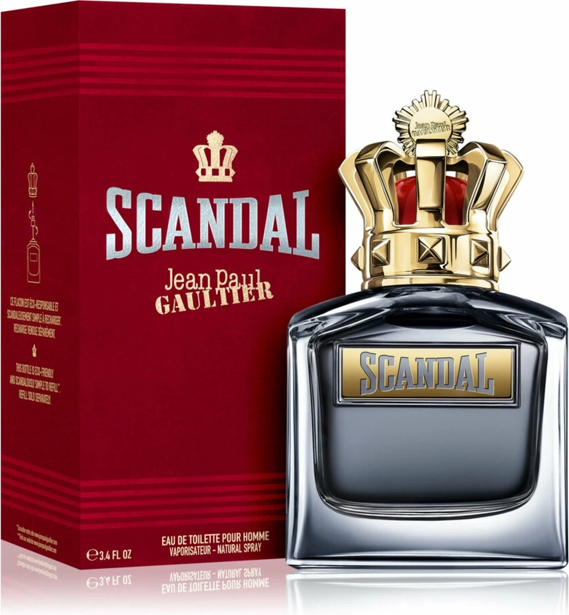 Jean Paul Gaultier Scandal Pour Homme - 100 Ml - Eau De Toilette Spray - Herenparfum 3 Jean Paul Gaultier Scandal Pour Homme - 100 Ml - Eau De Toilette Spray - Herenparfum