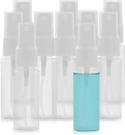 Belle Vous Mini 20ml Verstuiver Spray Flesjes (30 Pak) - Fijne Mist Spray Flesjes Met Doppen - Navulbaar Anti Lek Plastic Fles Voor Schoonmaken, Parfums, Essentiele Oliën – Reisformaat -Parfum Winkel 1113x1200 2