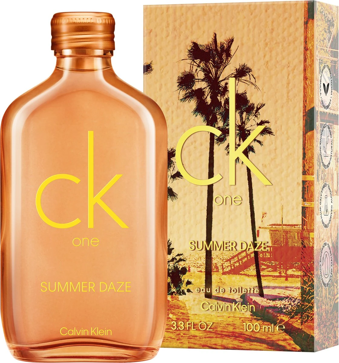 Calvin Klein CK One Summer Daze Eau De Toilette - 100 Ml Unisex Geur 4 Calvin Klein CK One Summer Daze Eau De Toilette - 100 Ml Unisex Geur - Afbeelding 2