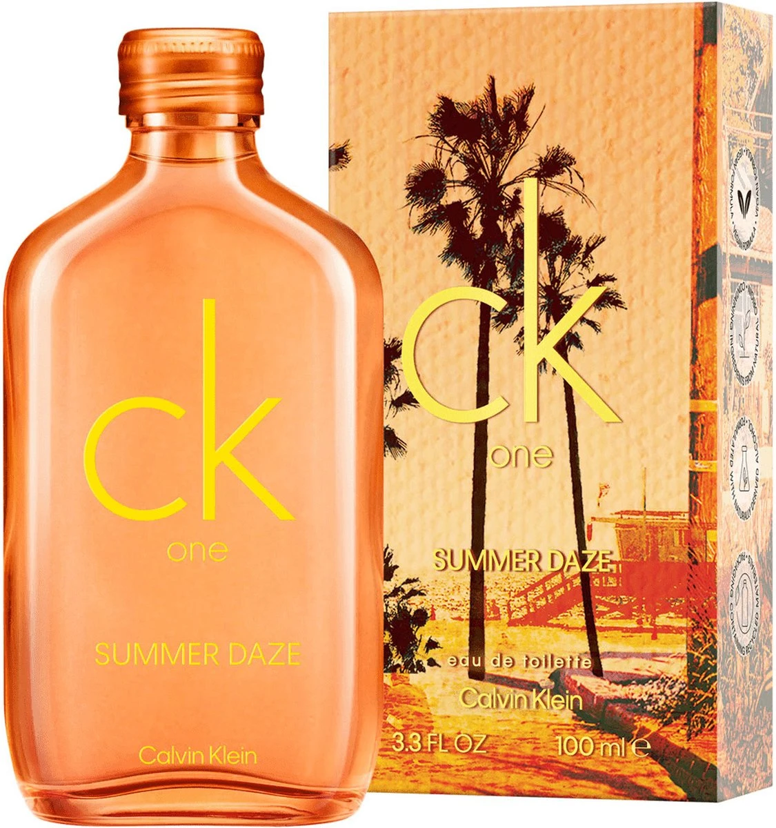 Calvin Klein CK One Summer Daze Eau De Toilette - 100 Ml Unisex Geur 6 Calvin Klein CK One Summer Daze Eau De Toilette - 100 Ml Unisex Geur - Afbeelding 4