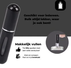 Cetins - Parfum Verstuiver Navulbaar - Mini Parfum Flesje - Reisflesje – Zwart 14 Cetins - Parfum Verstuiver Navulbaar - Mini Parfum Flesje - Reisflesje – Zwart -Parfum Winkel 1200x1145 4