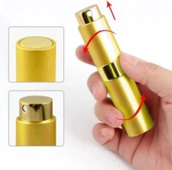 Scenty - Parfum Verstuiver Navulbaar - Mini Parfum Flesje - Reisflesje - Goud -Parfum Winkel 1200x1183 2