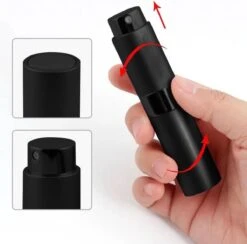 Scenty - Parfum Verstuiver Navulbaar - Mini Parfum Flesje - Reisflesje - Zwart -Parfum Winkel 1200x1183 3