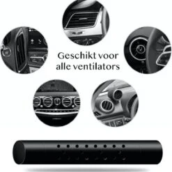 Luxe Auto Luchtverfrisser - 3 Aroma Geuren - Auto Verfrisser - Auto Luchtje - Zwart -Parfum Winkel 1200x1198 6