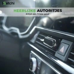 ISetchi Frisse Autoparfum - Autogeur - Met 4 Verschillende Geuren – Compact Formaat & Navulbaar - Metaal Ontwerp - Parfum Voor Luchtrooster Ventilatierooster -Auto Luchtje - Car Perfume -Parfum Winkel 1200x1200 223