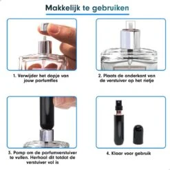 Mini Parfum Flesje | Lipstick Formaat Navulbare Parfum Verstuiver - Zwart 15 Mini Parfum Flesje | Lipstick Formaat Navulbare Parfum Verstuiver - Zwart -Parfum Winkel 1200x1200 245