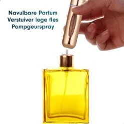 Merkloos Parfum Spray - Navulbare Parfum Verstuiver - Navulling Voor Parfum - Parfumverstuiver - Goudkleurig -Parfum Winkel 1200x1200 262