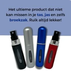 Cetins - Parfum Verstuiver Navulbaar - Mini Parfum Flesje - Reisflesje – Matt Blauw -Parfum Winkel 1200x1200 269