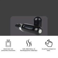 Cetins - Parfum Verstuiver Navulbaar - Mini Parfum Flesje - Reisflesje – Zwart 13 Cetins - Parfum Verstuiver Navulbaar - Mini Parfum Flesje - Reisflesje – Zwart -Parfum Winkel 1200x1200 284