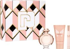 Paco Rabanne Olympéa Giftset - 50 Ml Eau De Parfum Spray + 10 Ml Eau De Parfum Spray + 75 Ml Bodylotion - Cadeauset Voor Dames