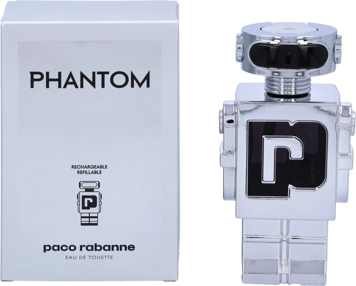 Paco Rabanne Phantom 150 Ml - Eau De Toilette - Herenparfum 4 Paco Rabanne Phantom 150 Ml - Eau De Toilette - Herenparfum - Afbeelding 2