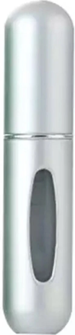 Navulbaar Parfum Flesje -Mini Parfumflesje -Hervulbaar Parfumflesje - Hervulbare Verstuiver - Zilver - Aluminium - Spray