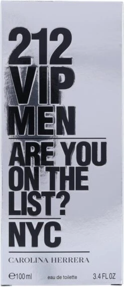 Carolina Herrera 212 VIP Men - 100 Ml - Eau De Toilette Spray - Herenparfum -Parfum Winkel 521x1200 1