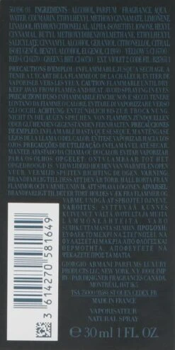 Giorgio Armani Code Profumo 30 Ml - Eau De Parfum - Herenparfum -Parfum Winkel 600x1200 1