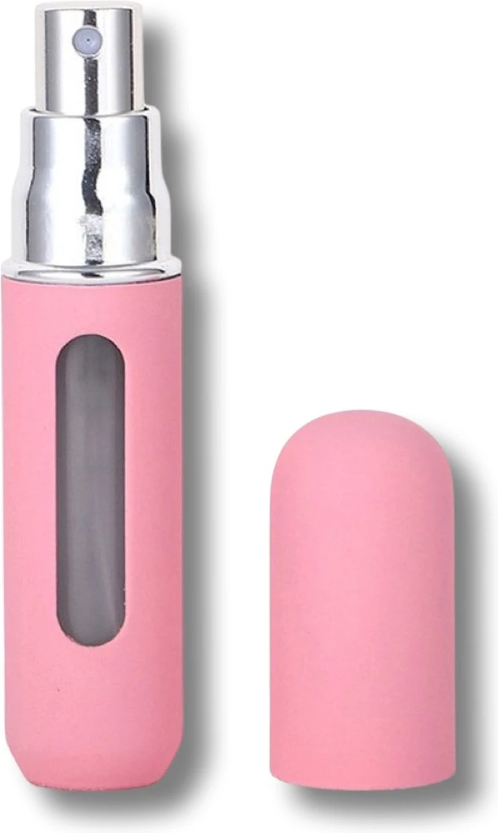 Lotis - Parfumverstuivers - Mini Flesje Navulbaar - Candy Mat Roze 4 Lotis - Parfumverstuivers - Mini Flesje Navulbaar - Candy Mat Roze - Afbeelding 2