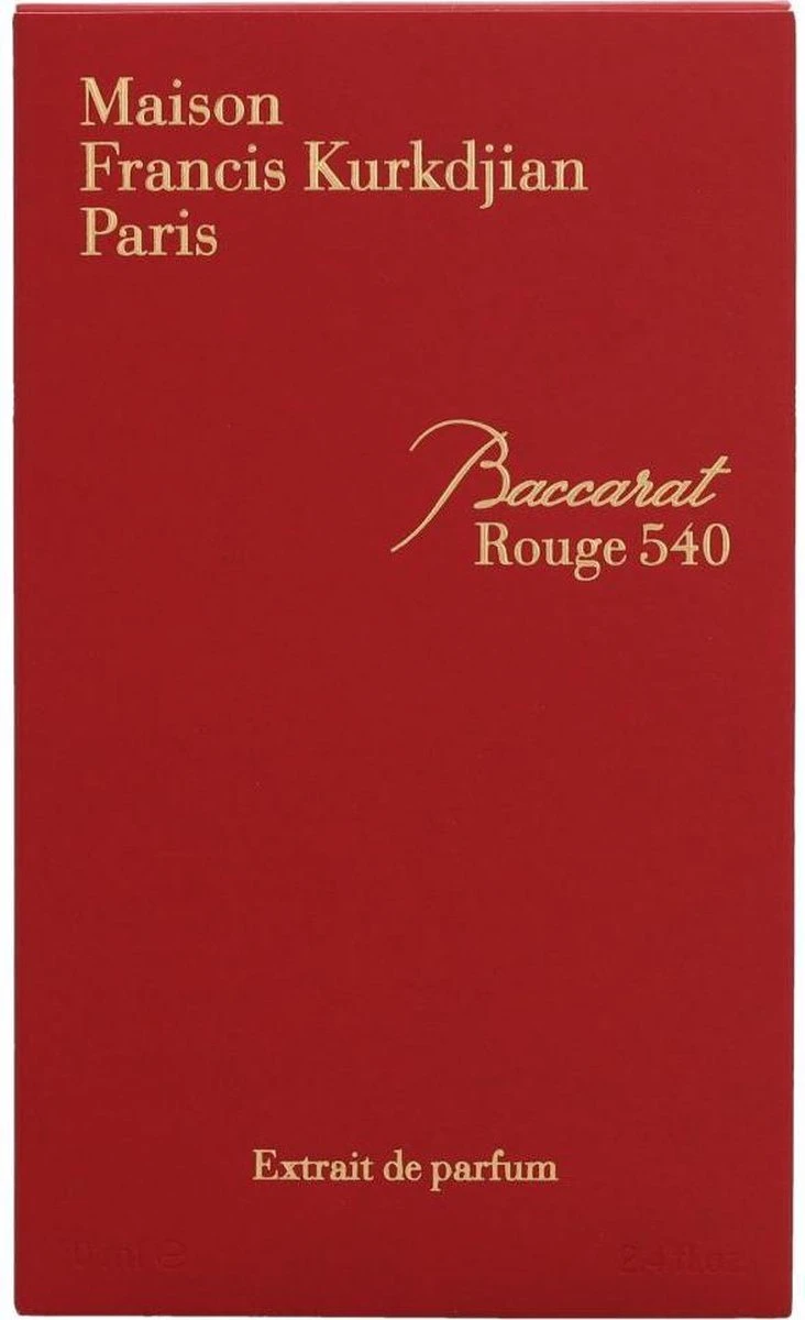 Maison Francis Kurkdjian Paris Baccarat Rouge 540 Extrait De Parfum 70ml 9 Maison Francis Kurkdjian Paris Baccarat Rouge 540 Extrait De Parfum 70ml - Afbeelding 7