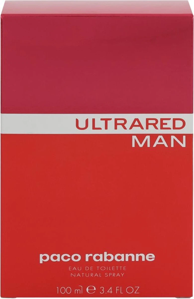 Paco Rabanne Ultrared Man 100 Ml - Eau De Toilette - Herenparfum 4 Paco Rabanne Ultrared Man 100 Ml - Eau De Toilette - Herenparfum - Afbeelding 2