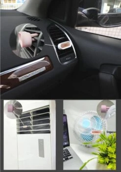 Eco Autoparfum ZWART - 2 Stuks!! - Luxe Auto Luchtverfrisser - Voor Luchtrooster - Autogeur -AutoVerfrisser - Trendy Design - VentilatieroosterMonteerbaar - Herbruikbaar - AutoLuchtje - Geurverfrisser - Eco Friendly - Biologisch Afbreekbaar -Parfum Winkel 847x1200 1