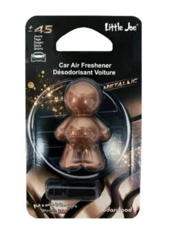 [Little Joe Metallic] [Auto Luchtverfrisser Voor In De Airco] [Cedarwood] - Autogeurtje