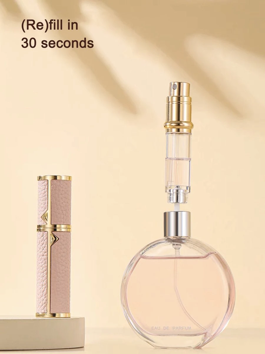 Hervulbare Parfumverstuiver-5ml-Mini Parfumverstuiver-Kleine Spuitfles Voor Parfum-Lege Parfumflesje Voor Op Reis Glasspray Draagbaar Parfumpakket Met Lederen Hoes - Mandarijn Groen 8 Hervulbare Parfumverstuiver-5ml-Mini Parfumverstuiver-Kleine Spuitfles Voor Parfum-Lege Parfumflesje Voor Op Reis Glasspray Draagbaar Parfumpakket Met Lederen Hoes - Mandarijn Groen - Afbeelding 6