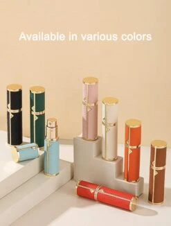 Hervulbare Parfumverstuiver-5ml-Mini Parfumverstuiver-Kleine Spuitfles Voor Parfum-Lege Parfumflesje Voor Op Reis Glasspray Draagbaar Parfumpakket Met Lederen Hoes - Mandarijn Groen 24 Hervulbare Parfumverstuiver-5ml-Mini Parfumverstuiver-Kleine Spuitfles Voor Parfum-Lege Parfumflesje Voor Op Reis Glasspray Draagbaar Parfumpakket Met Lederen Hoes - Mandarijn Groen -Parfum Winkel 908x1200